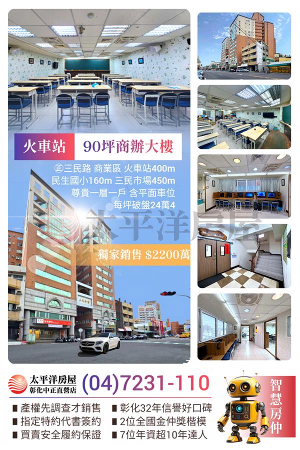 ㊣三民路商業區/商辦大樓*平面車位