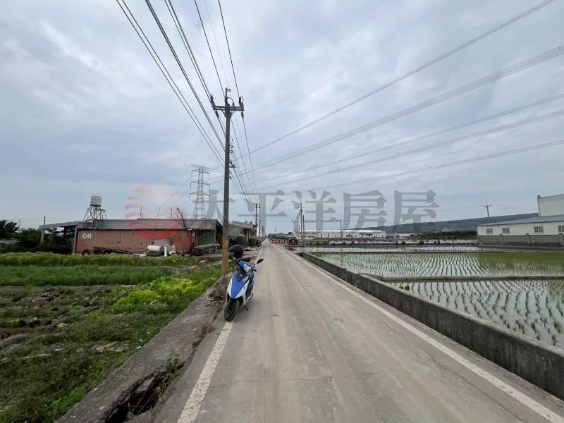台中近大肚堤防方正美田