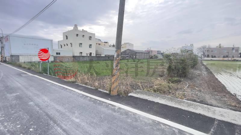 鹿港春の園旁｜稀有大面寬雙面臨路美田